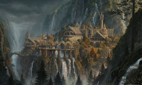 Rivendell Lotr Art Fantasy Art Art