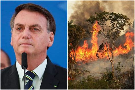 Bizarre Brazil President Jair Bolsonaro Calls Amazon Fires A Lie