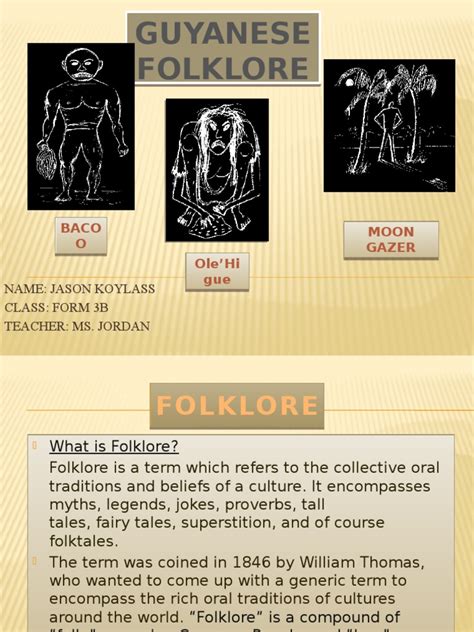 Guyanese Folklore Folklore Traditional Stories