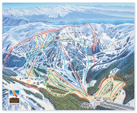 Mappa Delle Piste Da Sci A Eaglecrest Ski Area