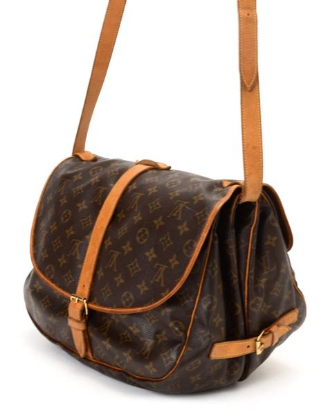 Lyst Louis Vuitton Messenger Bag Vintage In Brown