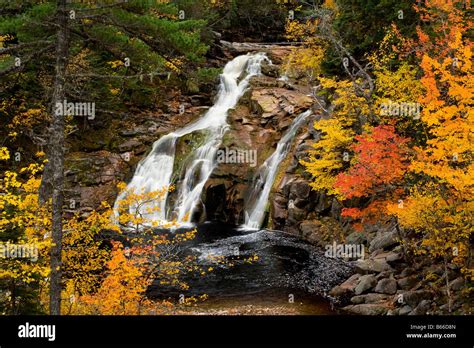 Mary Ann Falls In Autumn Cape Breton Highlands National Park Nova