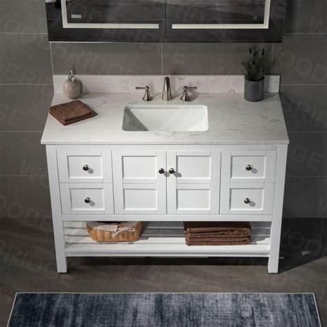 Maybe you would like to learn more about one of these? ᐅ【Sydney 48"Bathroom Vanity with Engineered Quartz White ...