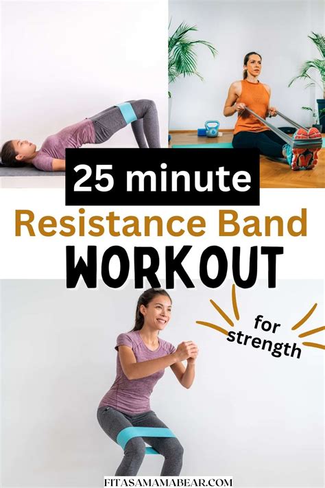 Total Body Resistance Band Workout With Free PDF Printable