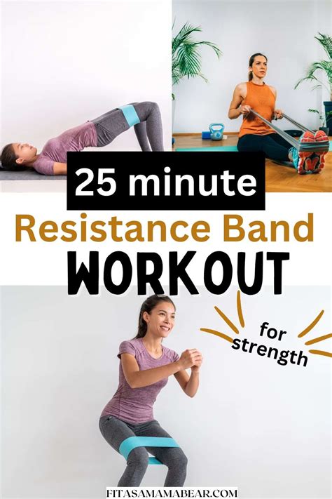 Total Body Resistance Band Workout With Free Pdf Printable