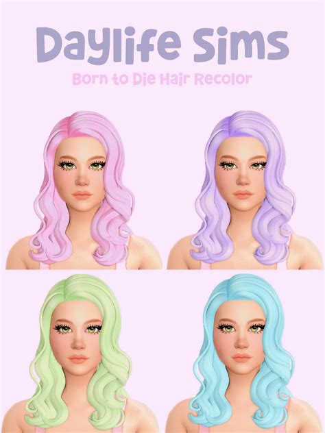 l o u ᵕ on Twitter I absolutely love Daylife Sims hairs so what better way to start my