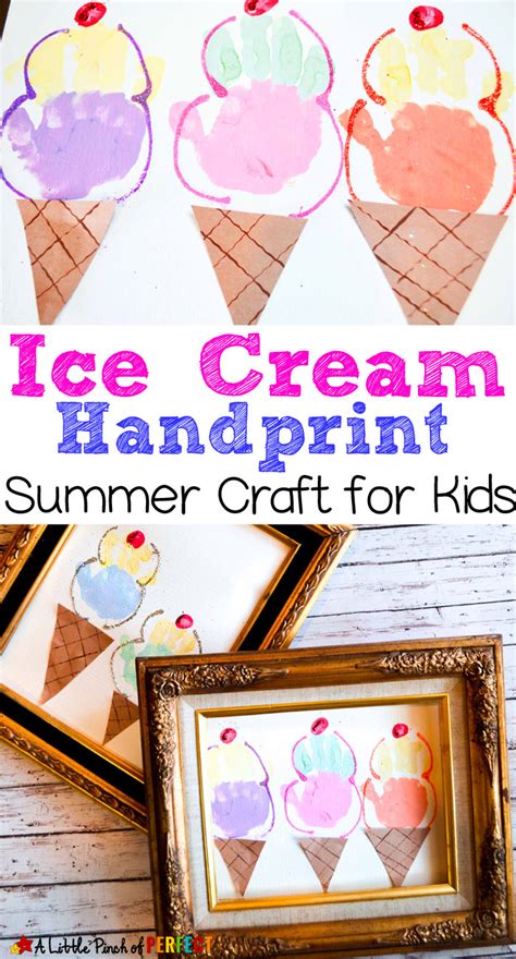 16 Fun And Colorful Ice Cream Crafts For Summer Time Ann Inspired