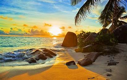 Tropical Sunset Beach Wallpapers13