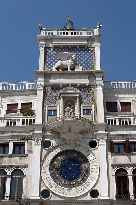 Clock Tower Building Venice Photograph By Fernando Barozza Fine Art