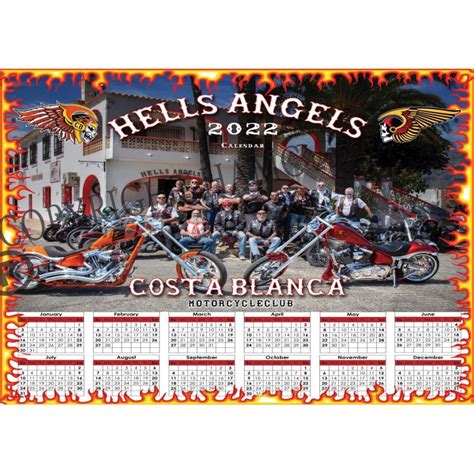 Hells Angels Support 81 Kalendar Limited Edition 2022 Big Red Machine