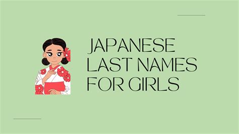 Cool Japanese Last Names For Girls NamesBuddy