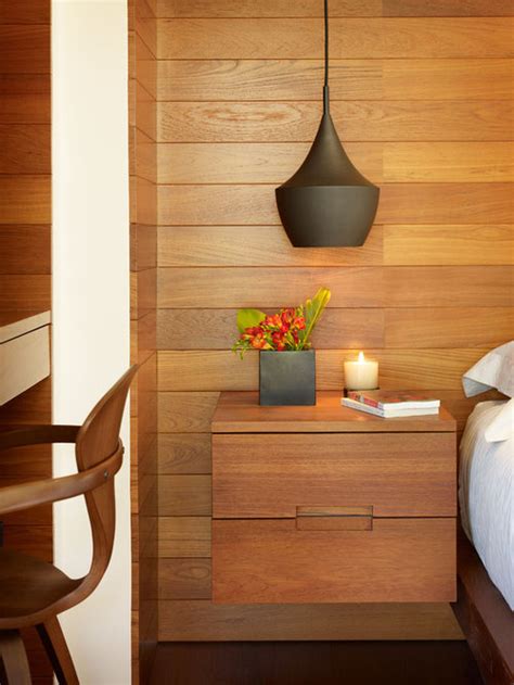 Since freshome is all about creative ideas, we decided to dedicate a post to bedside tables with an unusual appearance, miniature storage units which shop these products now: Floating Bedside Table | Houzz