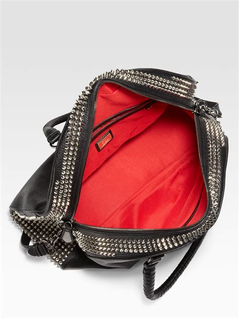 Shop for messenger bags on amazon.com. Christian Louboutin Panettone Large Studded Shopping Bag ...