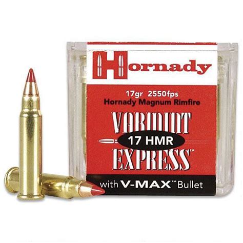 Hornady Varmint Express 17 Hmr 17 Gr V Max 50rds
