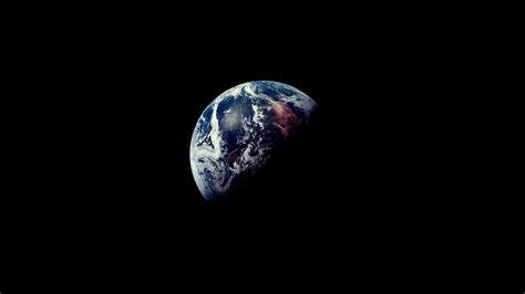Download Wallpaper 1366x768 Earth Planet Shadow Space Dark Tablet