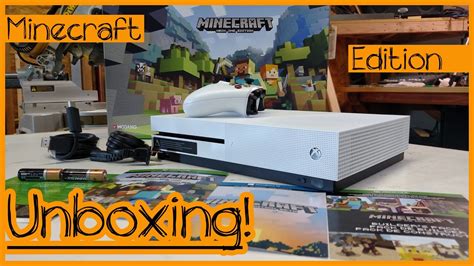 Xbox One S Minecraft Edition Unboxing Youtube