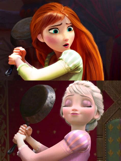 Anna And Elsa Rapunzel Style Disney Frozen Modern Disney Disney