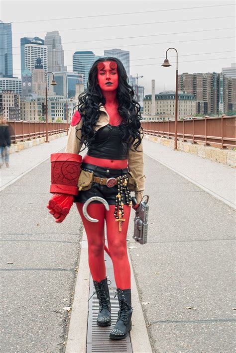 Gender Bent Hellboy Cosplay Cosplay Woman Cosplay Outfits Best Cosplay