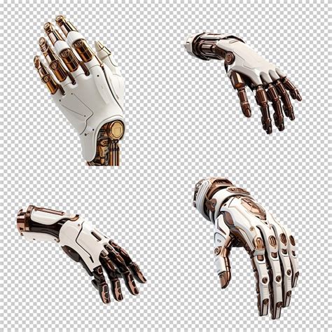 Premium Psd Set Collection Robotic Hand Artificial Intelligence