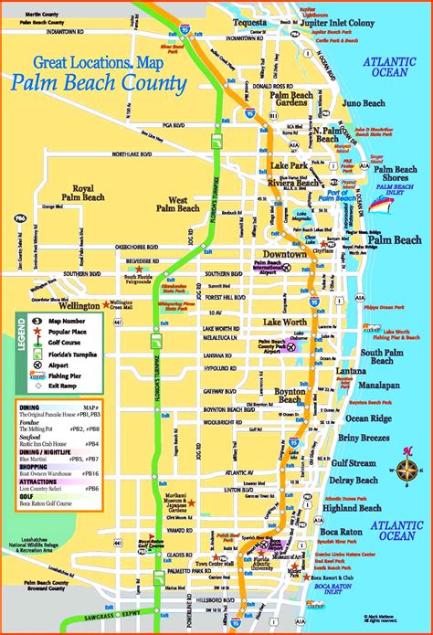 35 Map Of Palm Beach Maps Database Source