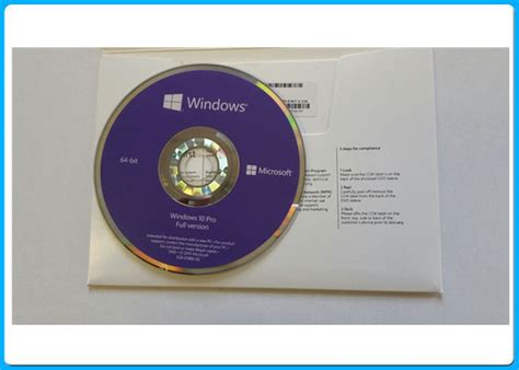 Microsoft Windows 10 Pro Software 64 Bit English 1pack Dsp Dvd Original
