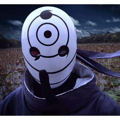 Anime Naruto Mask Uchiha Madara White Mask Resin Halloween Mask