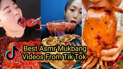 Mukbag Cumi Cumi Asmr Jamur Enoki Mukbang Seafood Asmr Viral