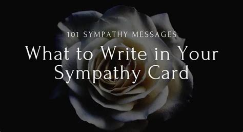 Sympathy Messages What To Write In Your Sympathy Card Unique T Ideas And More The