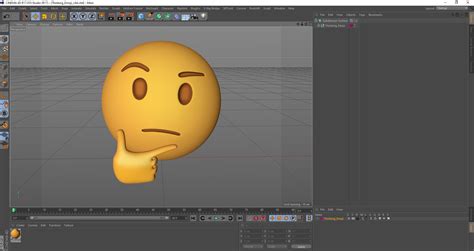 Thinking Emoji 3d Model 9 Max Obj Ma Fbx C4d Blend 3ds Free3d