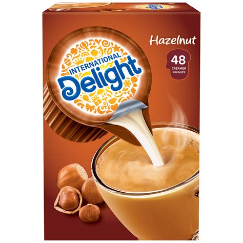 International Delight Hazelnut Coffee Creamer Singles 48 Count