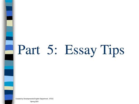 Ppt An Overview Of The Tasp Writing Test Powerpoint Presentation