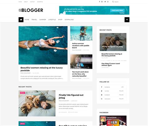 The Blogger Template Documentation | Themexpose