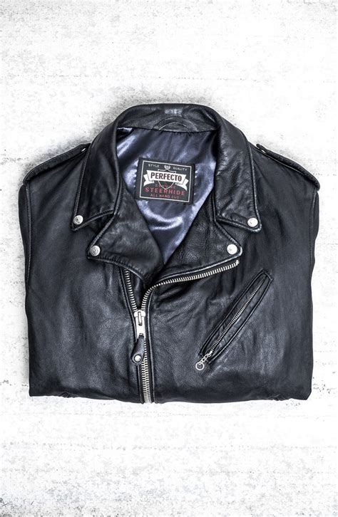 Schott Nyc Perfecto 626 Leather Moto Jacket Nordstrom