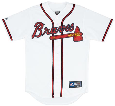 2009 15 Atlanta Braves Majestic Home Jersey Excellent S