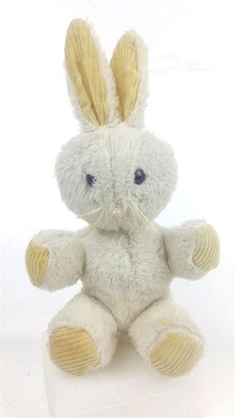 Vintage Gund Bunny Best Friends White Plush Easter Rabbit Figurines And Knick Knacks Art