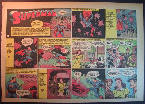 Superman Sunday Comic Strips Pho