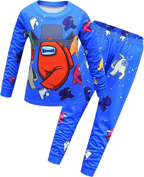 Buy Among Us Pajamas For Boys Christmas Pajamas Sleepwear Clothes 2