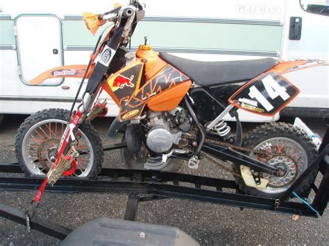 50 years of successful and recognized bike expertise. KTM 65SX KIDS MOTORBIKE WITH TRAILER