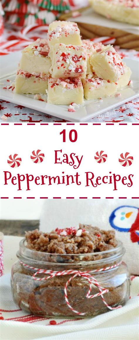 10 Easy Peppermint Recipes Meatloaf And Melodrama