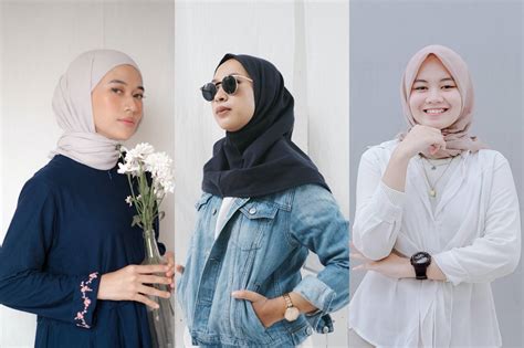 tutorial hijab turban segi empat untuk wajah bulat newstempo
