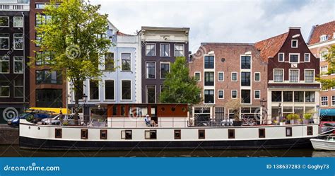 Amsterdam Houseboat Editorial Stock Photo Image Of Town 138637283