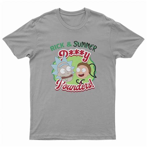 Rick And Morty Summer Pussy Pounders T Shirt