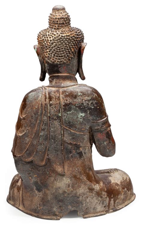A Bronze Figure Of Buddha Ming Dynasty 1368 1644 Christies