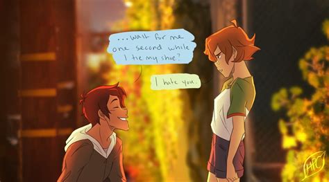 lance and pidge s romantic moment from voltron legendary defender voltron anime casal