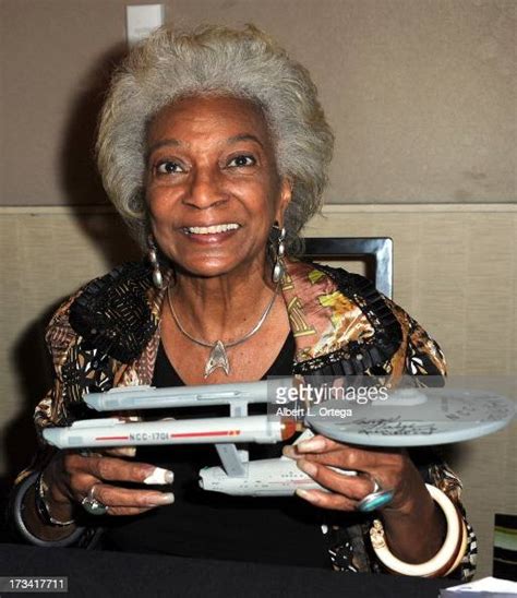 Actress Nichelle Nichols Participates In The Hollywood Show Held At