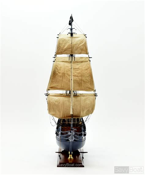 Black Pearl Pirate Ship Handcrafted Wooden Model Ship