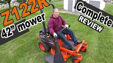 Kubota Zero Turn Mower Review Z122r 42 Youtube