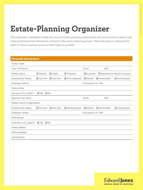 Excel Estate Planning Templates Form Fill Out And Sign Printable Pdf Template Signnow