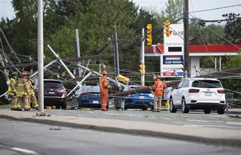 severe thunderstorm kills at least five knocks out power in ontario quebec the globe and mail