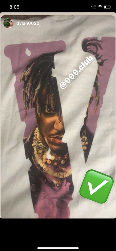 First Look At Juice Wrld Vlone With Him On The Back V Vlone
